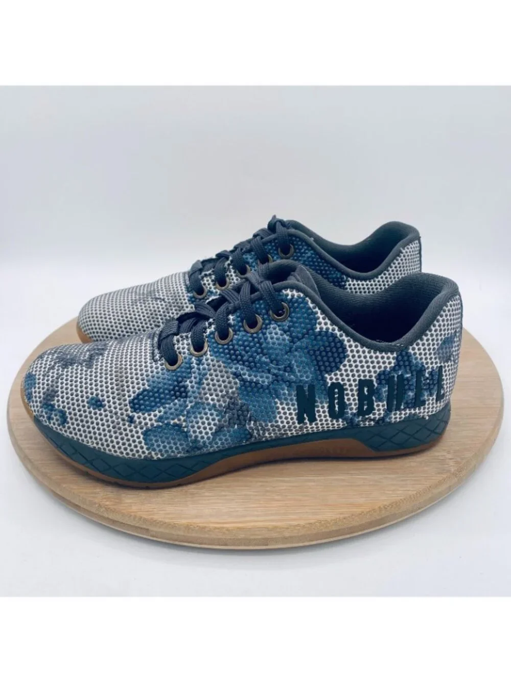 Nobull Shoes Womens 6.5 Gray Super Fabric Running Athletic Trainers Sneakers Gym